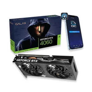 PLACA DE VÍDEO GALAX RTX 4060 8GB, GDDR6, 128-BITS, 3X DP / 1X HDMI - 46NSL8MD9NXV