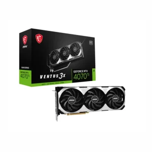 PLACA DE VÍDEO MSI RTX 4070 TI 12GB VENTUS 3X OC, GDDR6X, 192-BITS, 3X DP / 1X HDMI - 912-V513-075