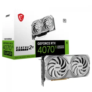 PLACA DE VÍDEO MSI RTX 4070 TI SUPER 16GB VENTUS 2X OC, GDDR6X, 192-BITS, 3X DP / 1X HDMI - 912-V513-629