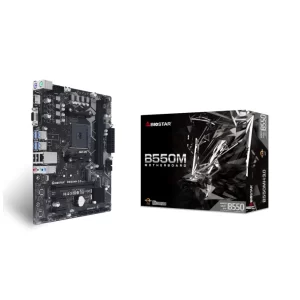 PLACA MÃE BIOSTAR B550M 3.0, AMD AM4, MATX, DDR4 - B550MH 3.0