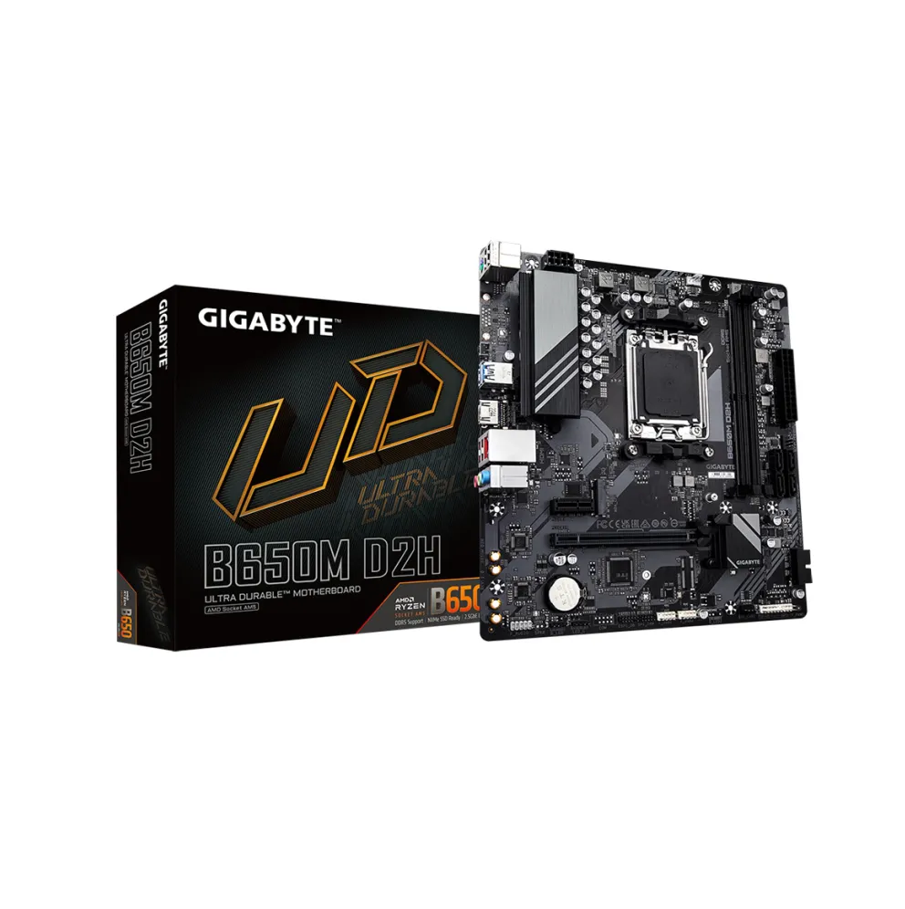 PLACA MÃE GIGABYTE B650M D2H, AMD AM5, MATX, DDR5 - B650M D2H