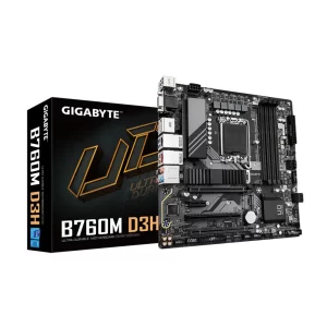 PLACA MÃE GIGABYTE B760M D3H, INTEL LGA 1700, MATX, DDR5 - B760M D3H