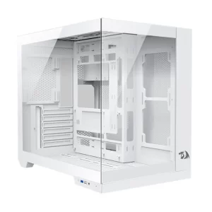 GABINETE REDRAGON WIDELOAD PRO, MID-TOWER, LATERAL/FRONTAL VIDRO TEMP, S/ FANS, WHITE - CA-604W-PRO