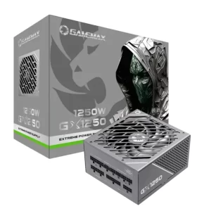 FONTE 1250W 80 PLUS PLATINUM GAMEMAX, ATX, FULL-MODULAR, BLACK - GX1250PROSLS8810BR