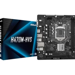 PLACA MÃE ASROCK H470M-HVS, INTEL LGA 1200, MATX, DDR4 - H470M-HVS