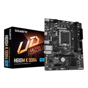 PLACA MÃE GIGABYTE H610M K DDR4, INTEL LGA 1700, MATX - H610M K DDR4