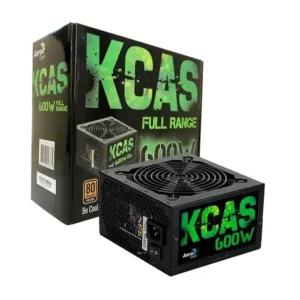 FONTE 600W 80 PLUS BRONZE AEROCOOL KCAS, ATX, BLACK - KCAS-600W
