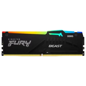 MEMÓRIA 32GB DDR5 6000MHZ KINGSTON FURY BEAST RGB, BLACK - KF560C40BBA-32