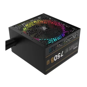 FONTE 750W 80 PLUS BRONZE GAMDIAS KRATOS M1, RGB, ATX, BLACK - KRATOS M1-750B (L.A)