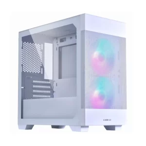 GABINETE GAMER LIAN LI LANCOOL 205M MESH, RGB, MID-TOWER, LATERAL VIDRO TEMP, 2 FANS, WHITE - LANCOOL 205M MESH WHITE