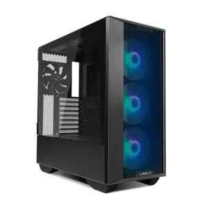 GABINETE GAMER LIAN LI LANCOOL III-R, TOWER, LATERAL VIDRO TEMP, 4 FANS, BLACK - LANCOOL 3R-X BLACK