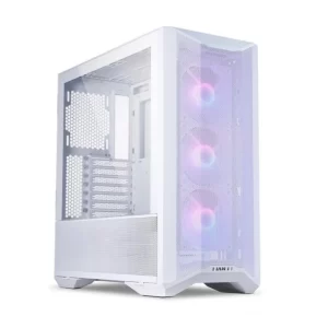GABINETE GAMER LIAN LI LANCOOL II MESH C RGB, MID-TOWER, LATERAL VIDRO TEMP, 3 FANS, WHITE - LANCOOL II MESH C RGB-S