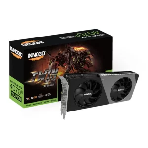 PLACA DE VÍDEO INNO3D RTX 4070 TI SUPER 16GB TWIN X2, GDDR6X, 256-BITS, 3X DP / 1X HDMI - N407TS2-166X-186156N