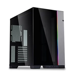 GABINETE GAMER LIAN LI O11 DYNAMIC EVO, RGB, MID-TOWER, LATERAL/FRONTAL VIDRO TEMP, S/ FAN, GREY - O11DE G