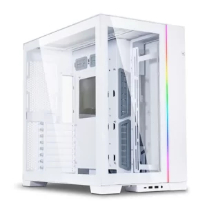 GABINETE GAMER LIAN LI O11 DYNAMIC EVO, RGB, TOWER, LATERAL/FRONTAL VIDRO TEMP, S/ FAN, WHITE - O11DEW