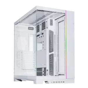 GABINETE GAMER LIAN LI O11 DEXL-W, MID-TOWER, LATERAL VIDRO TEMP, S/ FAN, WHITE - O11DEXL-W WHITE