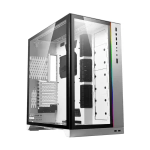 GABINETE GAMER LIAN LI O11 DYNAMIC XL ROG EDITION, TOWER, LATERAL/FRONTAL VIDRO TEMP, S/ FAN, WHITE - O11DXL-W