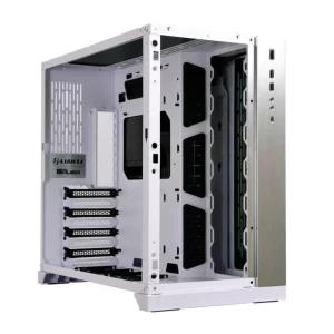 GABINETE GAMER LIAN LI O11 DYNAMIC DER 8AUER, MID-TOWER, LATERAL/FRONTAL VIDRO TEMP, S/ FAN, WHITE - PC-O11 DW