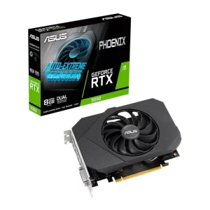 PLACA DE VÍDEO ASUS RTX 3050 8GB PHOENIX V2, GDDR6, 128-BITS, 1X DP / 1X HDMI / 1X DVI-D - PH-RTX3050-8G-V2