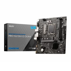 PLACA MÃE MSI PRO H610M-G, INTEL LGA 1700, MATX, DDR4 - PRO-H610M-G
