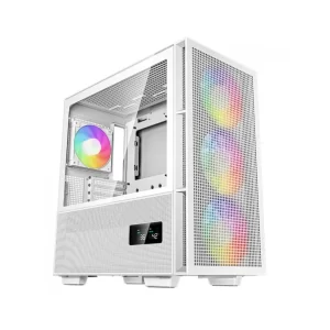 GABINETE GAMER DEEPCOOL CH560 DIGITAL WH, MID-TOWER, VIDRO TEMP, 4 FANS, WHITE - R-CH560-WHAPE4D-G-1