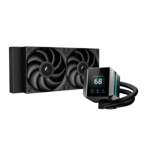 WATER COOLER 240MM DEEPCOOL MYSTIQUE 240, DISPLAY LCD, BLACK - R-LX550-BKDSNC-G-1