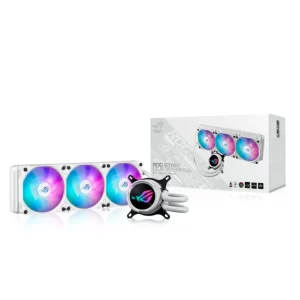 WATER COOLER 360MM ASUS ROG STRIX LC III 360 ARGB, DISPLAY LCD, WHITE - ROG STRIX LC III 360 ARGB WHT