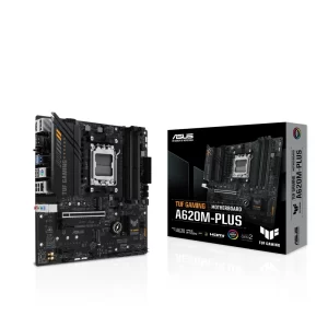 PLACA MÃE ASUS TUF GAMING A620M-PLUS, AMD AM5, MATX, DDR5 - TUF GAMING A620M-PLUS