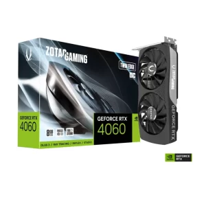 PLACA DE VÍDEO ZOTAC RTX 4060 8GB, 128-BITS, GDDR6, 3X DP / 1X HDMI - ZT-D40600H-10M