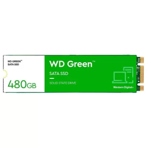 NVME 480GB WD GREEN, M.2 2280, SATA III 6GB/S, LEITURA 545MB/S - WDS480G3G0B