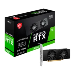 GPU MSI RTX 3050 6GB LP OC, GDDR6, 96-BITS, 1X DP / 2X HDMI - 912-V812-023