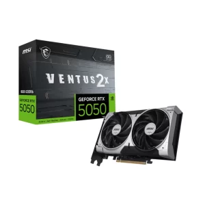 GPU MSI RTX 5050 8GB VENTUS 2X OC, GDDR6, 128-BITS, 3X DP / 1X HDMI - G5050-8V2C