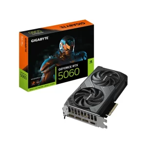 GPU GIGABYTE RTX 5060 8GB WINDFORCE OC, GDDR7, 128-BITS, 3X DP / 1X HDMI - GV-N5060WF2OC-8GD