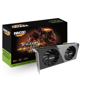 GPU INNO3D RTX 4060 TI 8GB TWIN X2, GDDR6, 128-BITS, 3X DP / 1X HDMI - N406T2-08D6-171153N