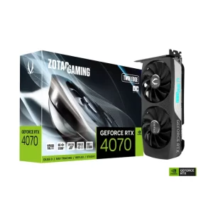 GPU ZOTAC RTX 4070 12GB TWIN EDGE OC, GDDR6X, 192-BITS, 3X DP / 1X HDMI - ZT-D40700H-10M