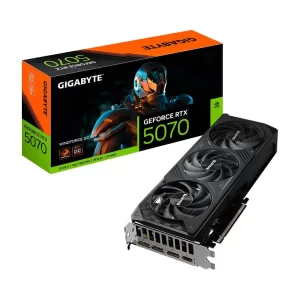 GPU GIGABYTE RTX 5070 12GB WINDFORCE OC SFF, GDDR7, 192-BITS, 3X DP / 1X HDMI - GV-N5070WF3OC-12GD