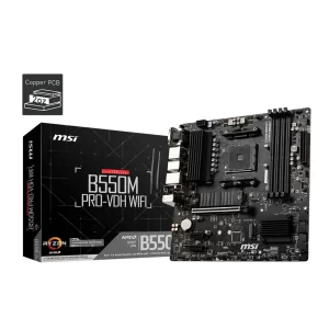PLACA MÃE MSI B550M PRO-VDH WIFI, AMD AM4, MATX, WF/BLT, DDR4 - B550M PRO-VDH WIFI