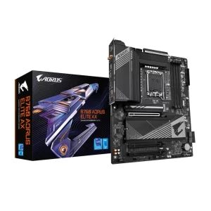 PLACA MÃE GIGABYTE B760 AORUS ELITE AX, INTEL LGA 1700, MATX, WF/BLT, DDR5 - B760 AORUS ELITE AX