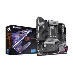 PLACA MÃE GIGABYTE B760M AORUS ELITE DDR5, INTEL LGA 1700, MATX - B760M AORUS ELITE