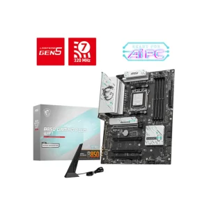 PLACA MÃE MSI B850 GAMING PLUS WIFI, AMD AM5, MATX, WF/BLT, DDR5 - B850 GAMING PLUS WIFI
