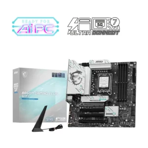 PLACA MÃE MSI B860M GAMING PLUS WIFI, INTEL LGA 1851, MATX, WF/BLT, DDR5 - B860M GAMING PLUS WIFI