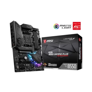 PLACA MÃE MSI MPG B550 GAMING PLUS, AMD AM4, ATX, DDR4 - MPG B550 GAMING PLUS
