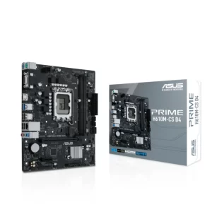 PLACA MÃE ASUS PRIME H610M-CS D4, INTEL LGA 1700, MATX, DDR4 - PRIME H610M-CS D4