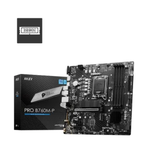 PLACA MÃE MSI PRO B760M-P DDR5, INTEL LGA 1700, MATX, DDR5 - PRO B760M-P DDR5