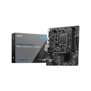 PLACA MÃE MSI PRO H610M-S DDR4, INTEL LGA 1700, MATX - PRO H610M-S DDR4
