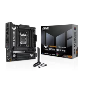 PLACA MÃE ASUS TUF GAMING B850M-PLUS WIFI, AMD AM5, MATX, WF/BLT, DDR5 - TUF GAMING B850M-PLUS WIFI