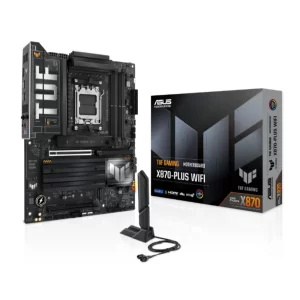PLACA MÃE ASUS TUF GAMING X870-PLUS WIFI, AMD AM5, ATX, WF/BLT, DDR5 - TUF GAMING X870-PLUS WIFI