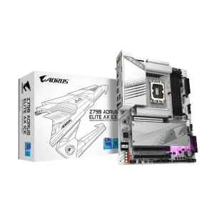 PLACA MÃE GIGABYTE Z790 AORUS ELITE AX ICE, INTEL LGA 1700, ATX, WF/BLT, DDR5 - Z790 AORUS ELITE AX ICE