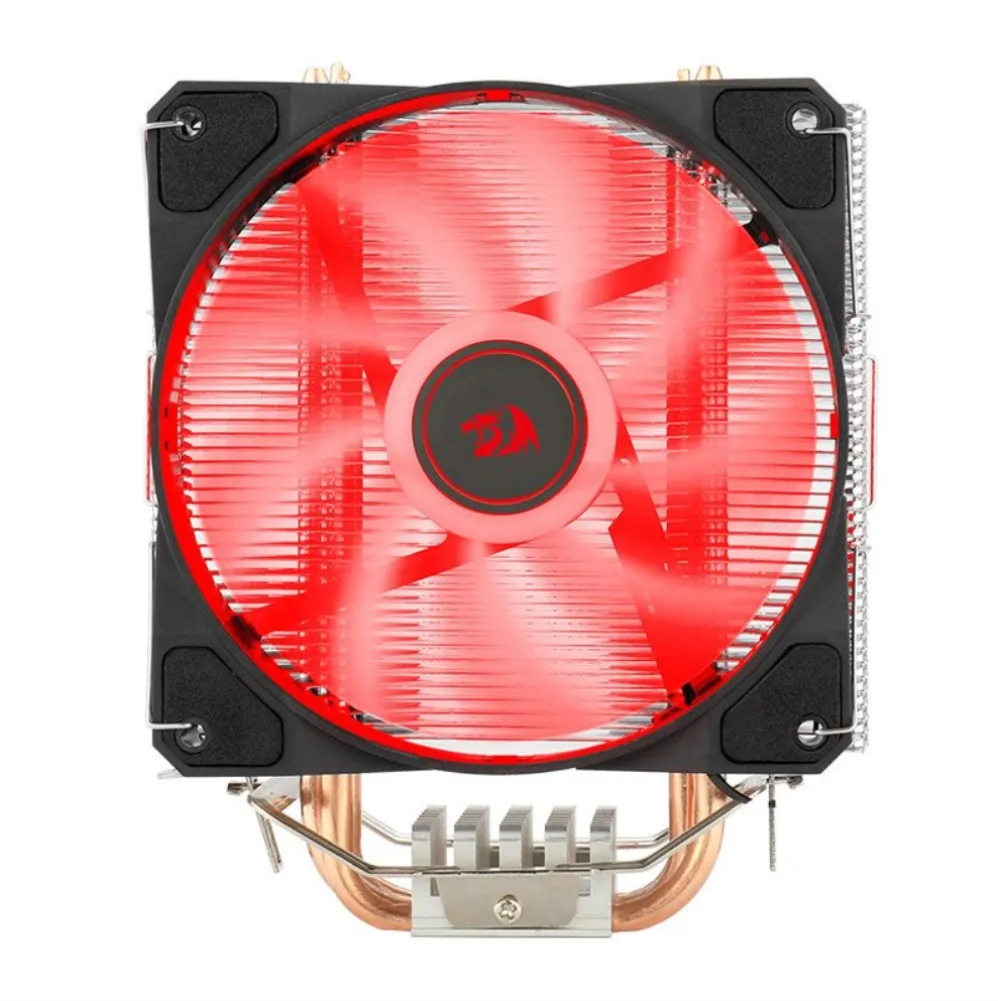AIR COOLER 120MM REDRAGON TYR, LED RED, BLACK – CC-9104R