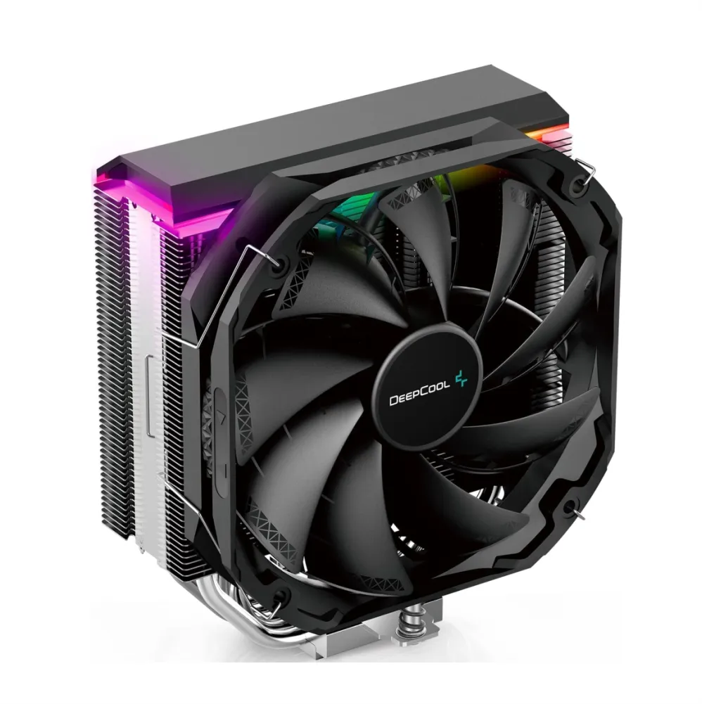 AIR COOLER 140MM DEEPCOOL AS500, ARGB, BLACK – R-AS500-BKNLMN-G